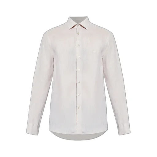 Logo Embroidered Long Sleeved Shirt