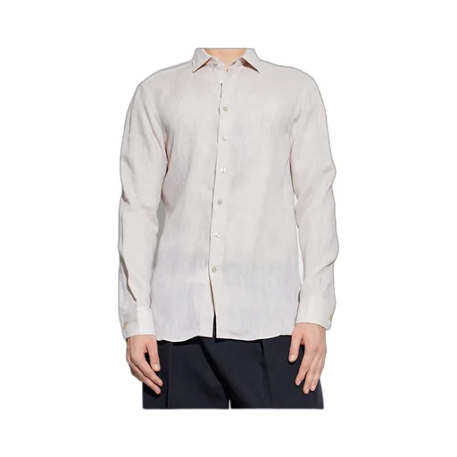 Logo Embroidered Long Sleeved Shirt