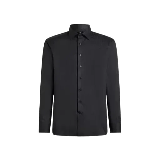 Jacquard Button-Up Shirt