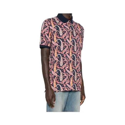 Paisley-Print Polo Shirt