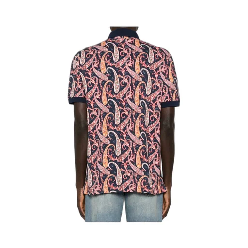Paisley-Print Polo Shirt