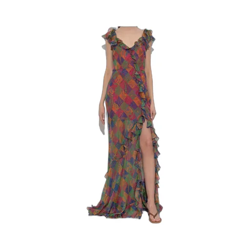Paisley Printed Maxi Dress