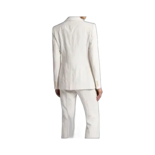 Single-Breasted Cotton-Blend Jacquard Jacket With Paisley Foliage Motif