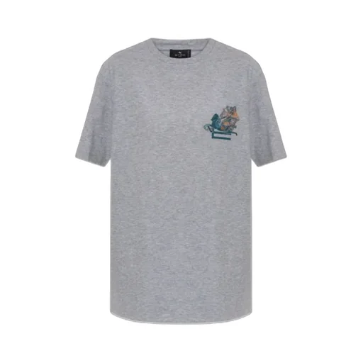 Pegaso Embroidered Short-Sleeved T-Shirt