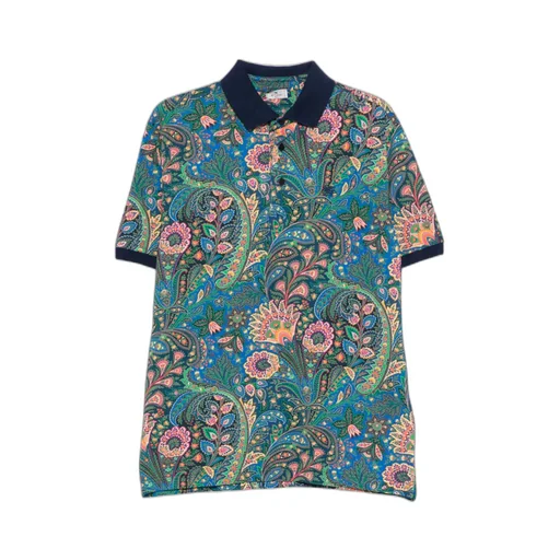 Paisley-Print Polo Shirt