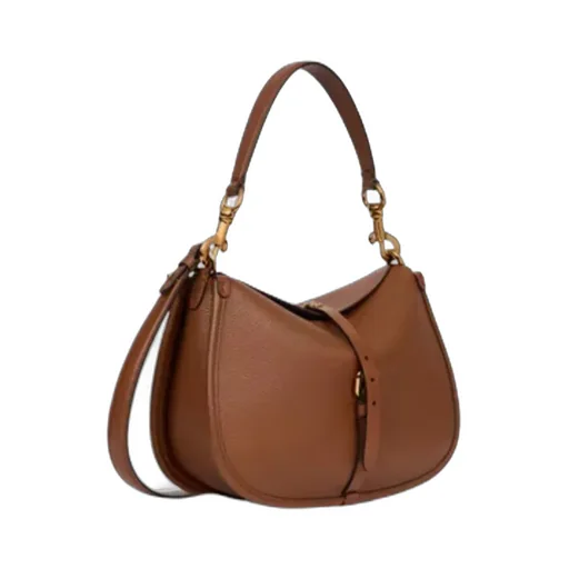 Buckle Detailed Shoulder Bag