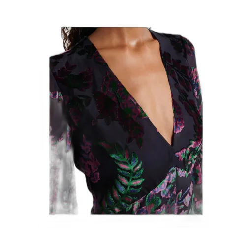 Embroidered Tulle Dress