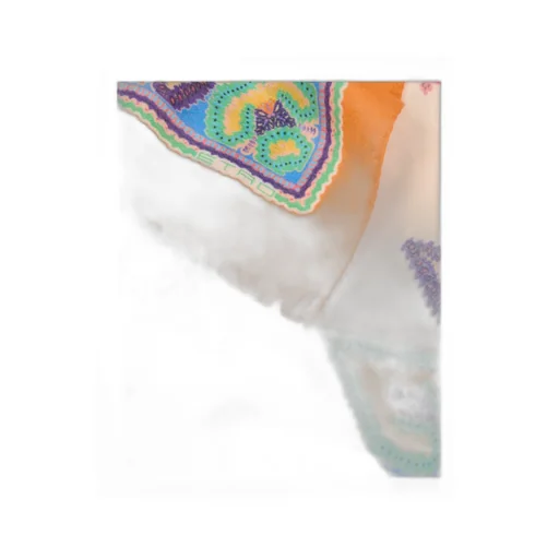 Floral Paisley Motif Jacquard Scarf