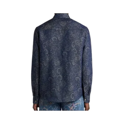 Button-Up Denim Shirt