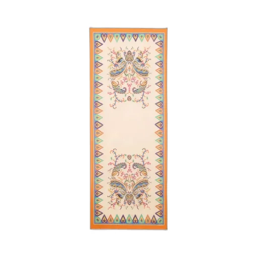 Floral Paisley Motif Jacquard Scarf
