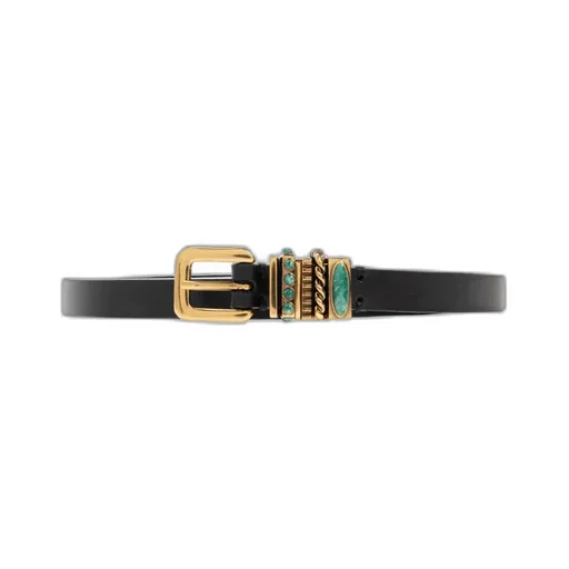 Double-Wrap Prong Buckle Belt