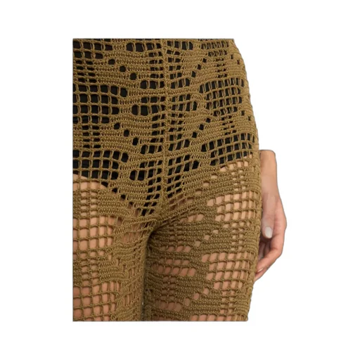 Knitted Fringed Trousers
