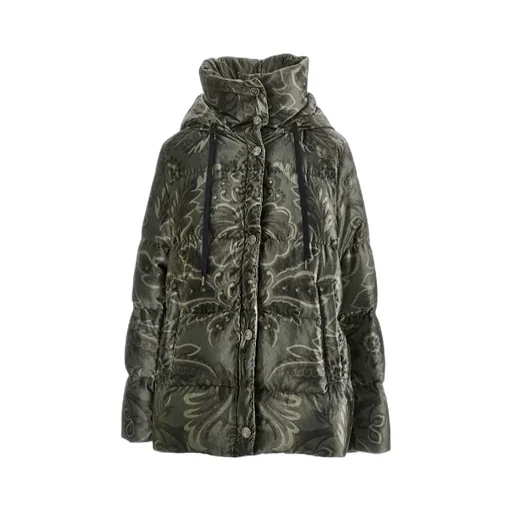Hooded Patterned Jacket