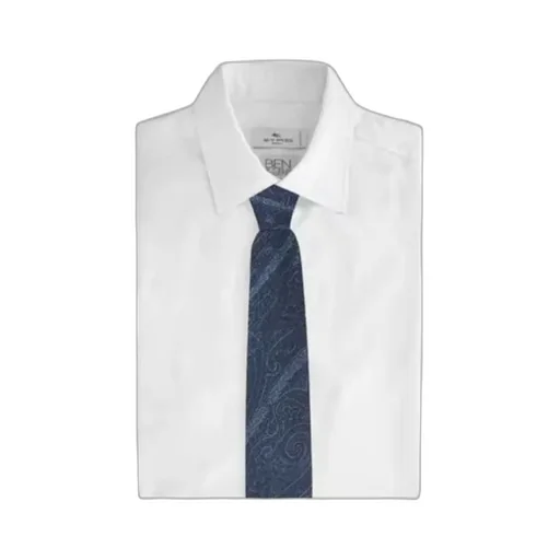 Silk Jacquard Tie With Arnica Motif