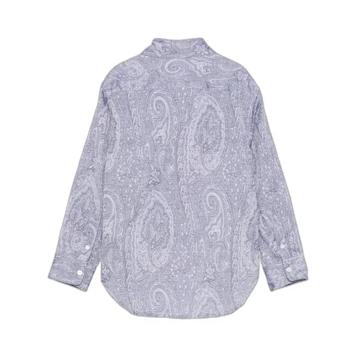 Paisley-Print Logo-Embroidered Shirt