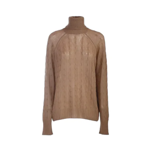 Long-Sleeved Roll-Neck Knitted Jumper