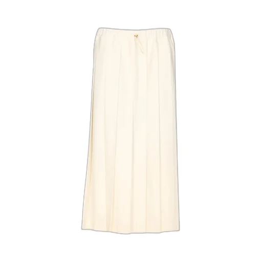 Elasticated Waistband Pleated Skirt