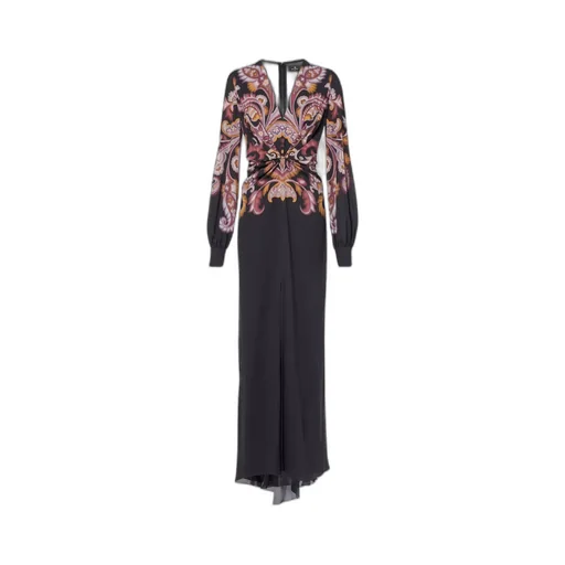 Printed Pattern Maxi Dress