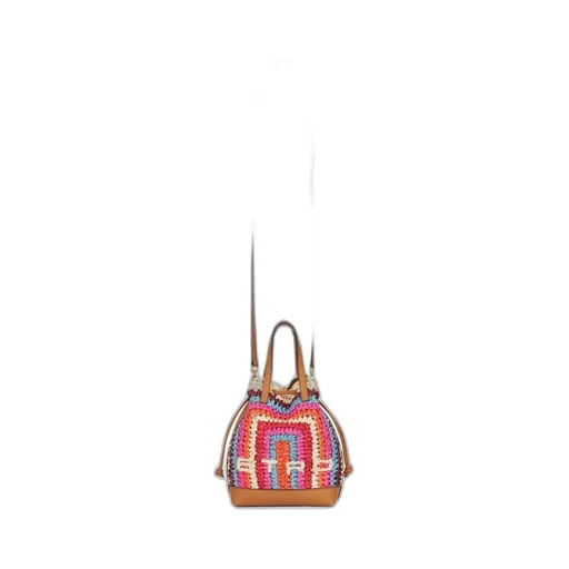 Crochet Logo Detailed Small Tote Bag