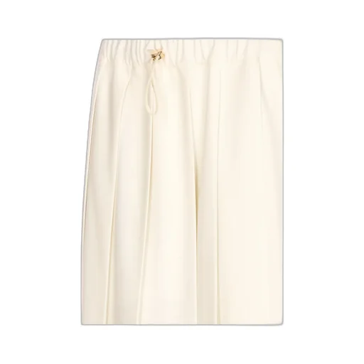 Elasticated Waistband Pleated Skirt