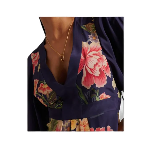 Floral Print Maxi Dress