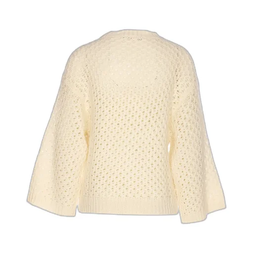 Open Knit Crewneck Jumper