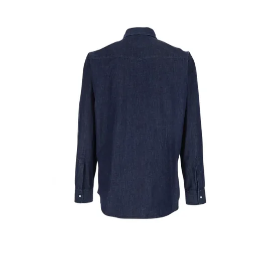 Logo Patch Denim Shirt