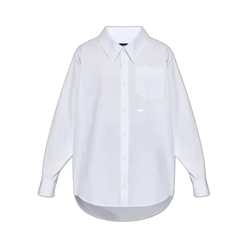 Logo Plaque Buttoned Shirt