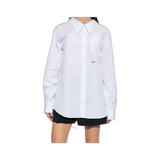 Logo Plaque Buttoned Shirt