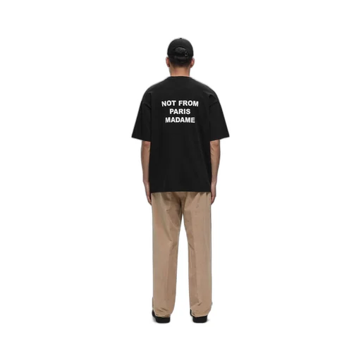 Slogan Printed Crewneck T-Shirt