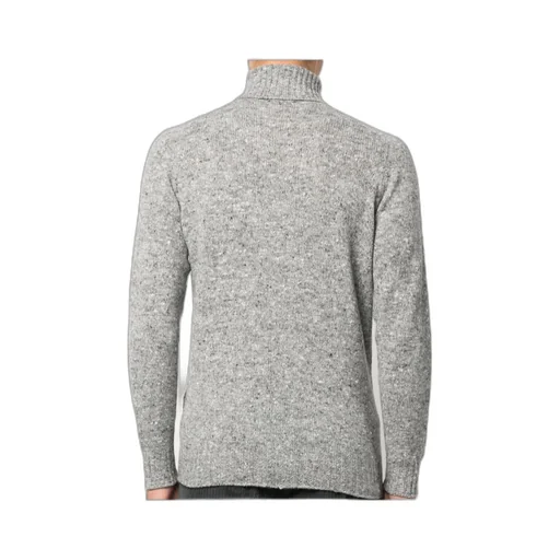 Roll-Neck Marl Knit Jumper