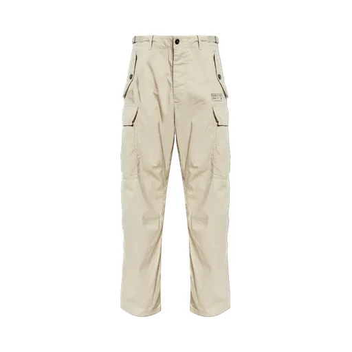 Logo Printed Cargo Trousers