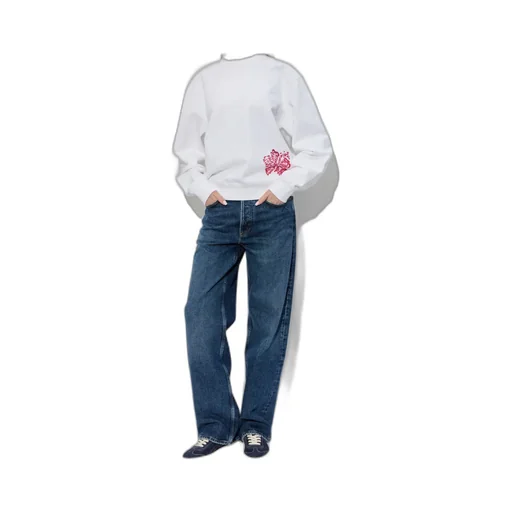 Hibiscus Just Right Fit Crewneck Sweatshirt