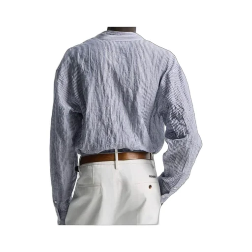 Tie Dropped Shoulder Shirt