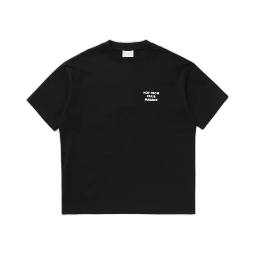 Slogan Printed Crewneck T-Shirt