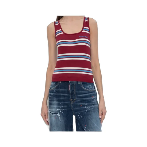 Striped Knit Tank Top