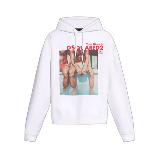 Tom Bianchi Graphic Drawstring Hoodie