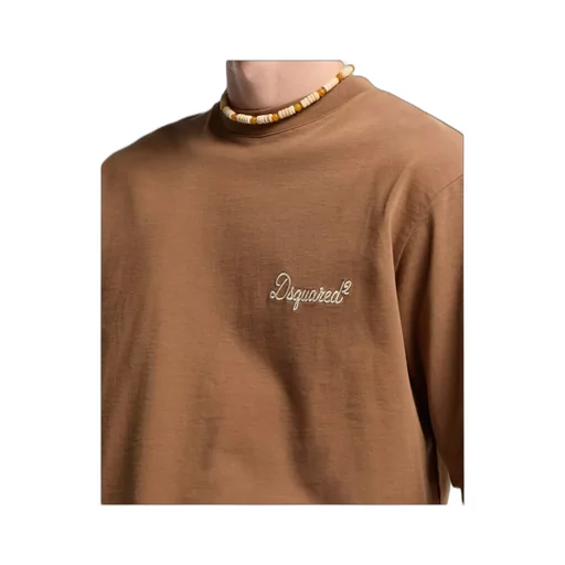 Logo Embroidered Crewneck T-Shirt