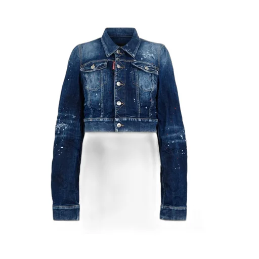 Medium Spots Wash Dean Distressed Jean Jacket