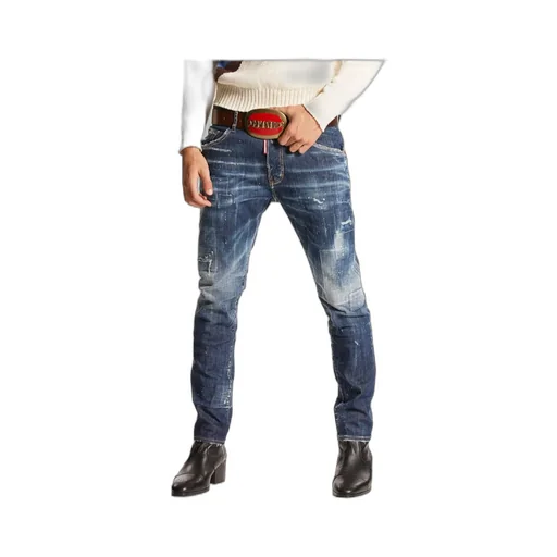 Skater Faded Effect Skinny Jeans