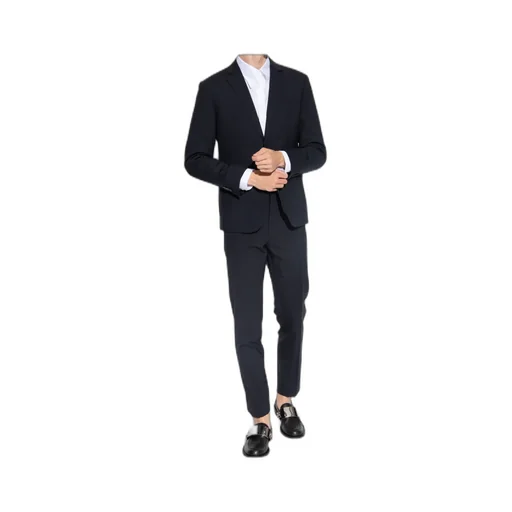 Single-Breasted Two-Piece Tailored Suit
