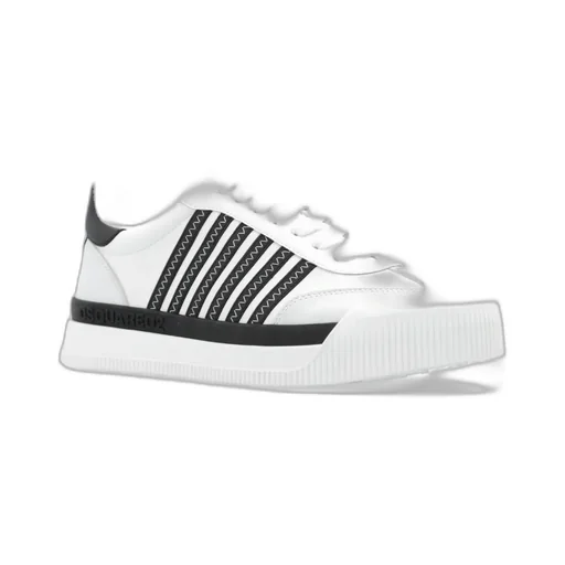 Boxer Stripe-Detailed Lace-Up Sneakers
