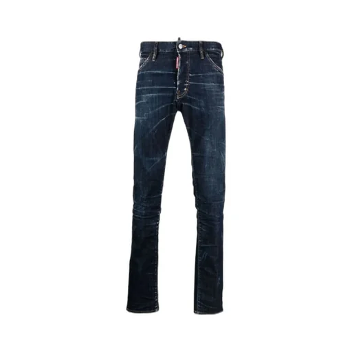 Logo Patch Slim-Fit Jeans