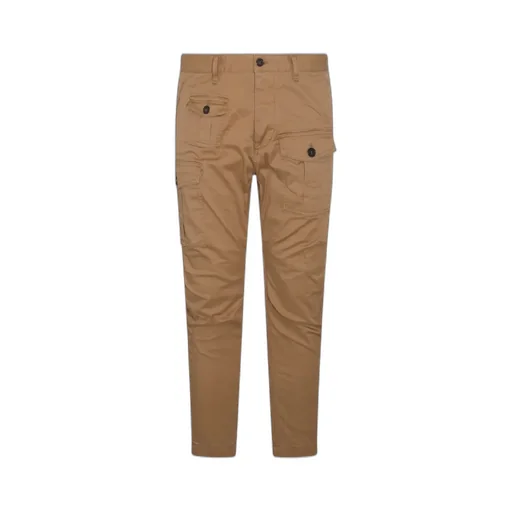 Logo Plaque Cargo Pants