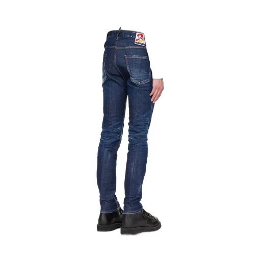 Logo Patch Slim-Fit Jeans