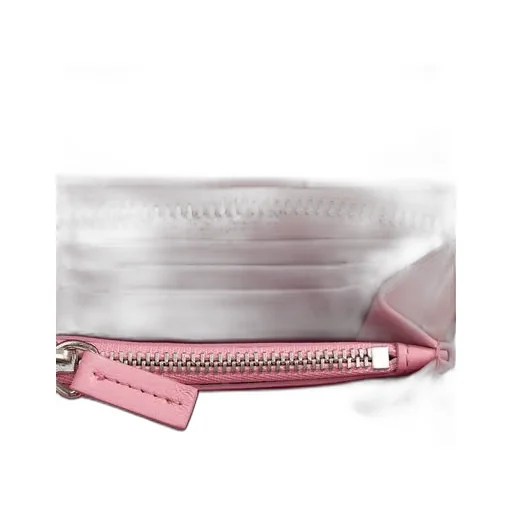 Logo Plaque Zip-Around Quilted Wallet
