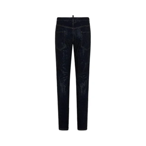 Straight-Leg Slim-Cut Jeans