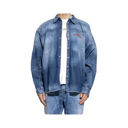 Distressed Denim Shirt