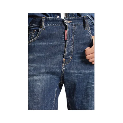 Logo Patch Straight-Leg Jeans