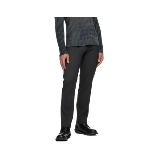 Wool Trousers With Stretch Waist